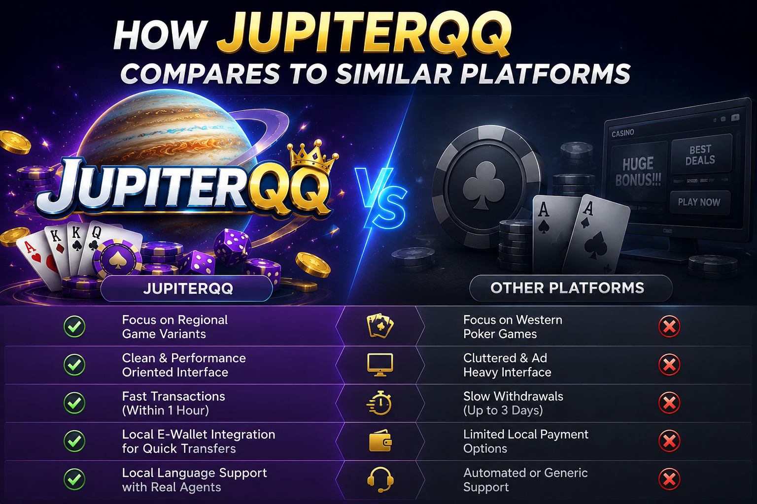 How JupiterQQ Compares to Similar Platforms