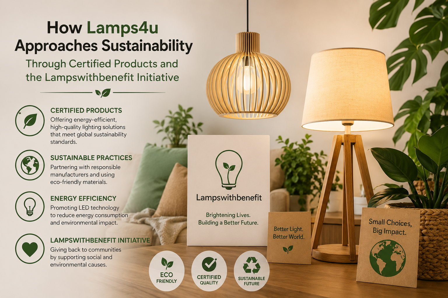 How Lamps4u Approaches Sustainability Through Certified Product