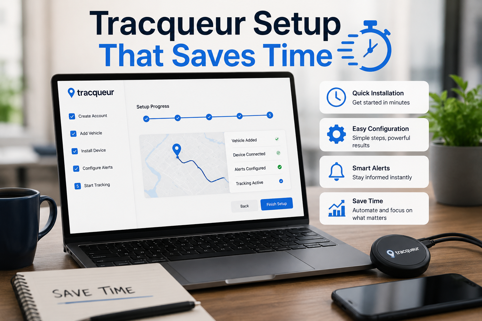 Tracqueur Setup That Saves Time