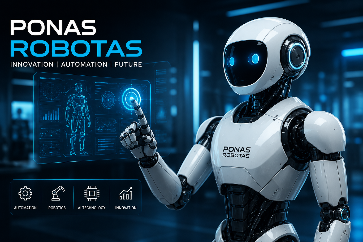 ponas robotas