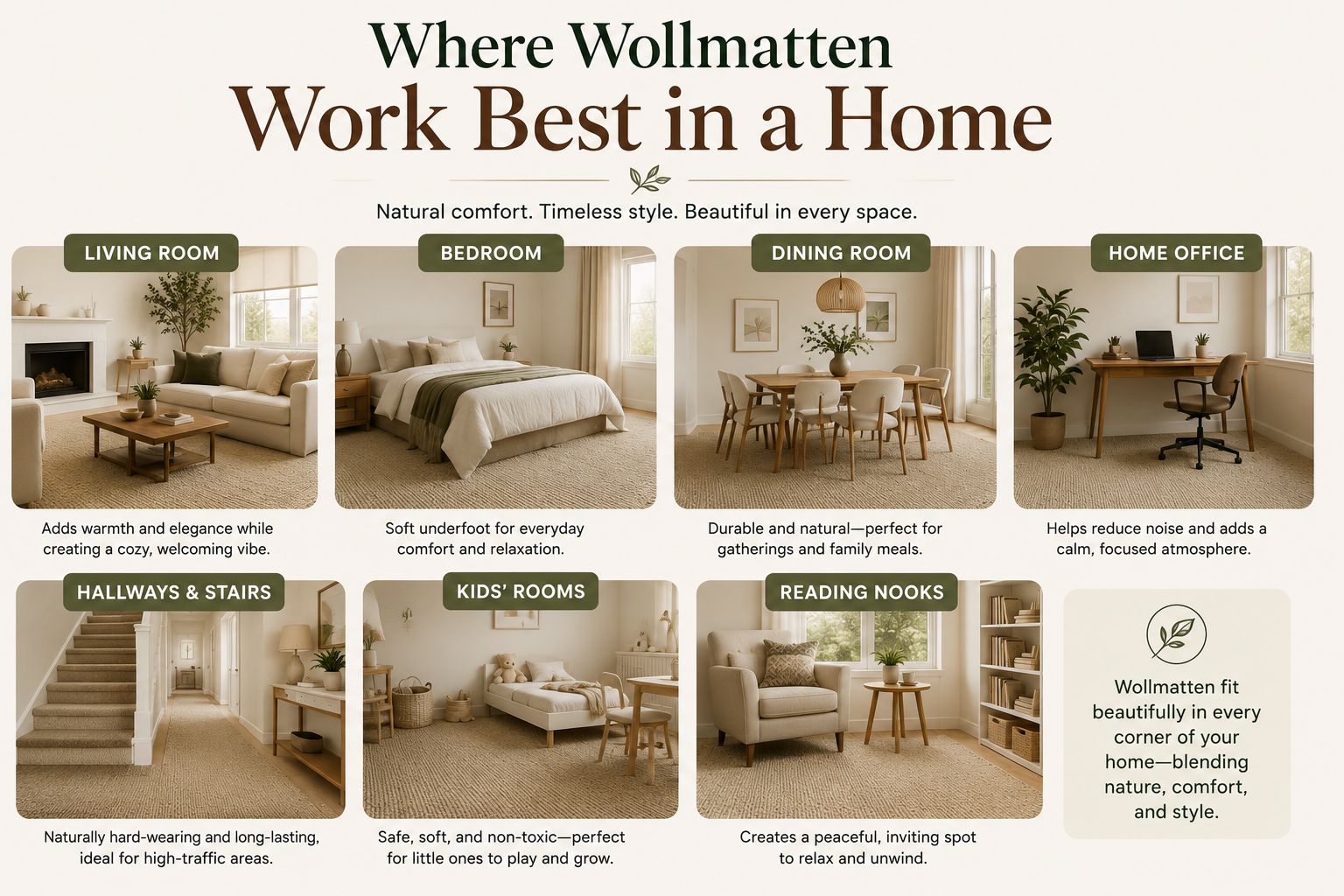 Where Wollmatten Work Best in a Home